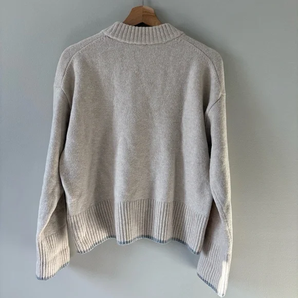 Faherty Wool Oversized Sweater - Picture 3 of 7